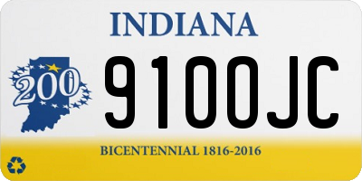 IN license plate 910OJC