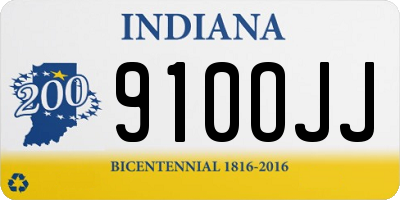 IN license plate 910OJJ