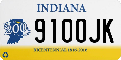 IN license plate 910OJK