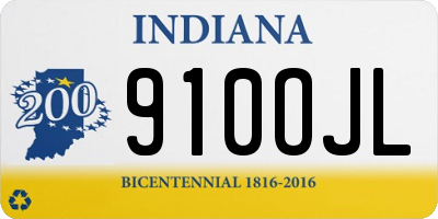 IN license plate 910OJL