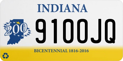 IN license plate 910OJQ