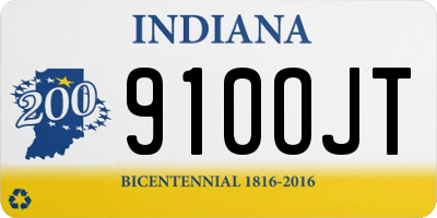 IN license plate 910OJT
