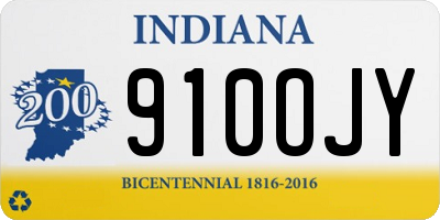 IN license plate 910OJY
