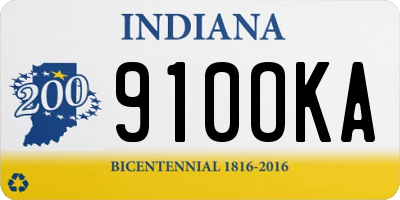 IN license plate 910OKA