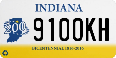 IN license plate 910OKH