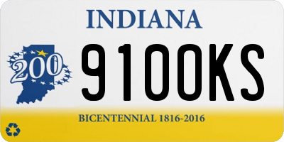 IN license plate 910OKS