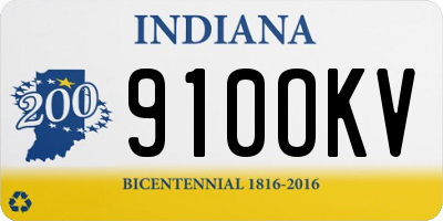 IN license plate 910OKV