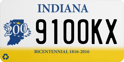 IN license plate 910OKX