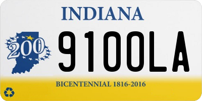 IN license plate 910OLA