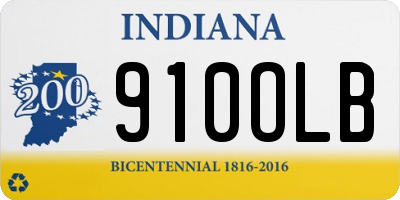 IN license plate 910OLB