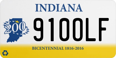 IN license plate 910OLF