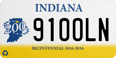 IN license plate 910OLN