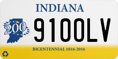 IN license plate 910OLV
