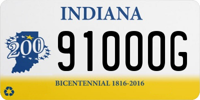 IN license plate 910OOG