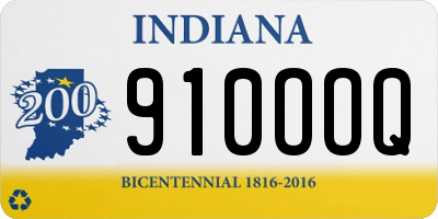 IN license plate 910OOQ