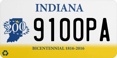 IN license plate 910OPA