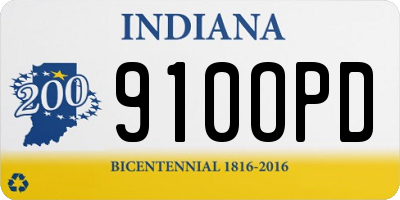 IN license plate 910OPD