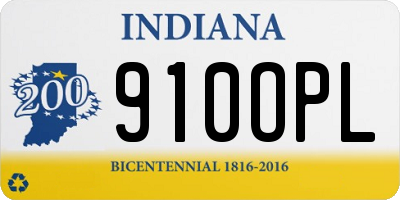 IN license plate 910OPL