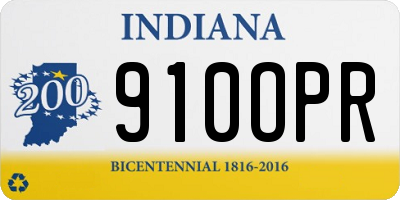 IN license plate 910OPR