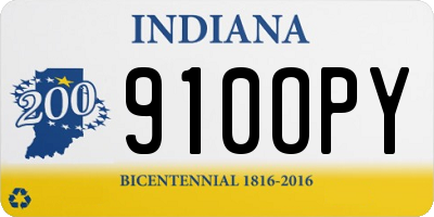 IN license plate 910OPY