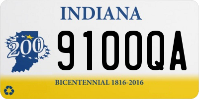 IN license plate 910OQA