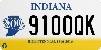 IN license plate 910OQK