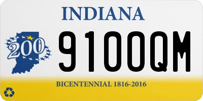 IN license plate 910OQM