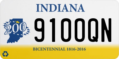 IN license plate 910OQN