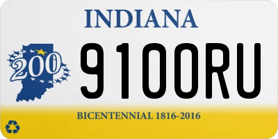IN license plate 910ORU