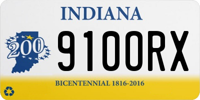 IN license plate 910ORX