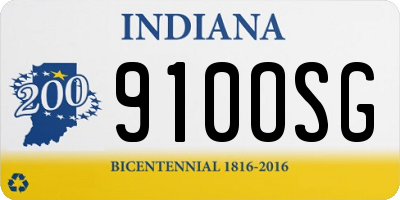 IN license plate 910OSG
