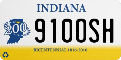 IN license plate 910OSH