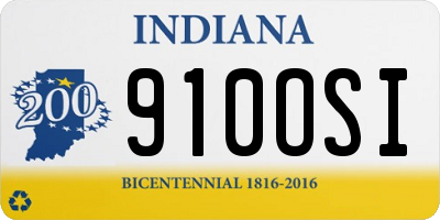 IN license plate 910OSI