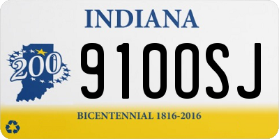 IN license plate 910OSJ
