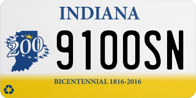 IN license plate 910OSN
