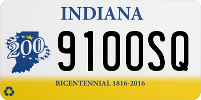 IN license plate 910OSQ