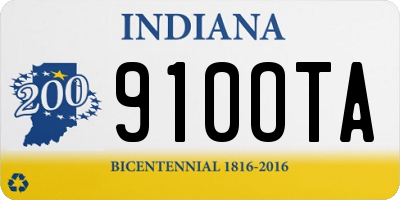 IN license plate 910OTA
