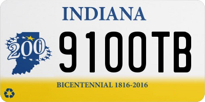 IN license plate 910OTB