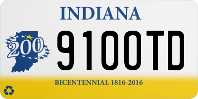 IN license plate 910OTD