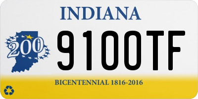 IN license plate 910OTF