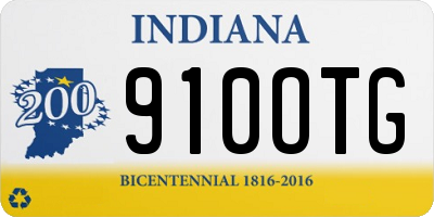 IN license plate 910OTG