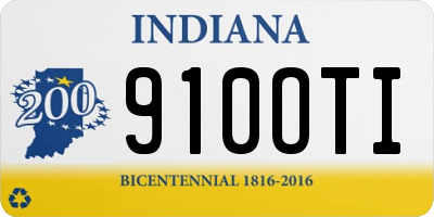 IN license plate 910OTI