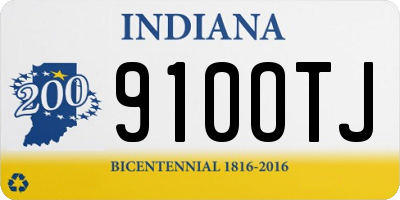 IN license plate 910OTJ