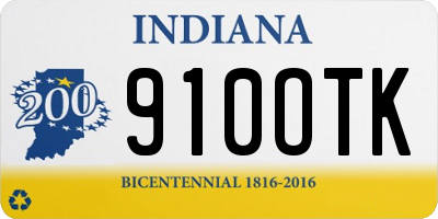 IN license plate 910OTK