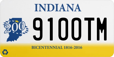 IN license plate 910OTM