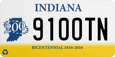 IN license plate 910OTN