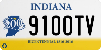 IN license plate 910OTV