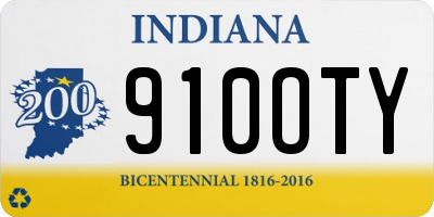 IN license plate 910OTY