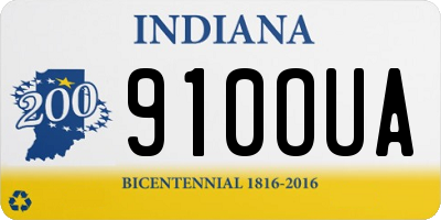 IN license plate 910OUA
