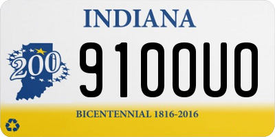 IN license plate 910OUO